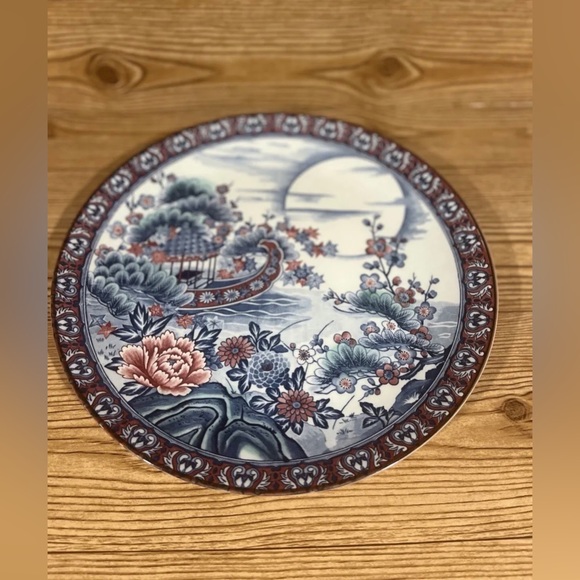 IMARI Accents Vintage Japanese Imperial Imari Plate Hand Painted